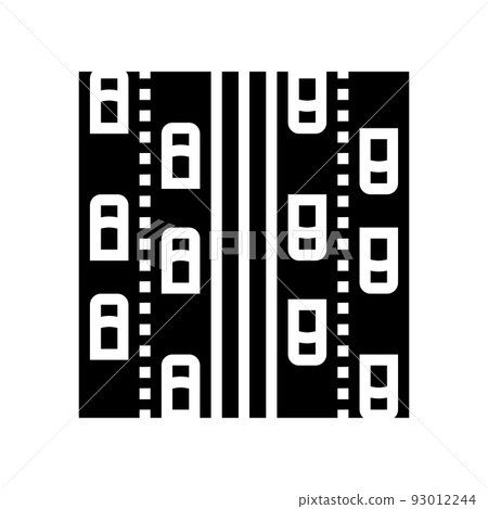 highway road glyph icon vector illustration highway road glyph icon vector illustration 93012244