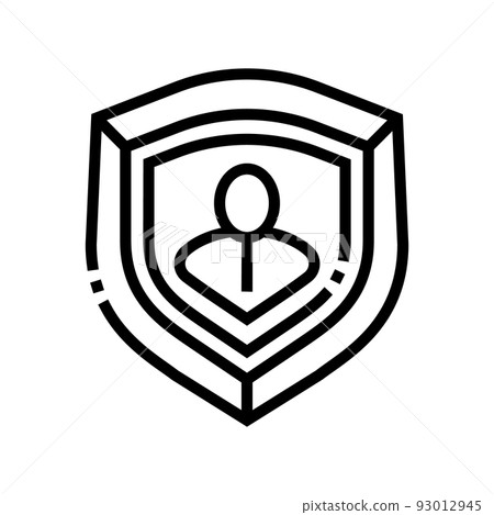 video game insignia line icon vector illustration video game insignia line icon vector illustration 93012945