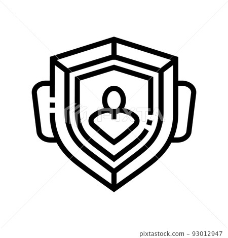 game reward of successful achievement line icon vector illustration 93012947