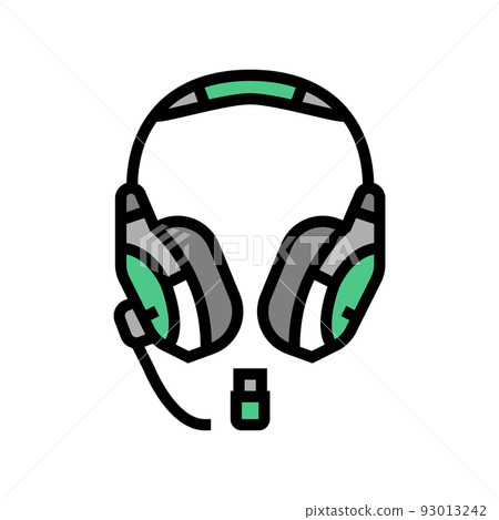 headset wireless video game color icon vector illustration headset wireless video game color icon vector illustration 93013242