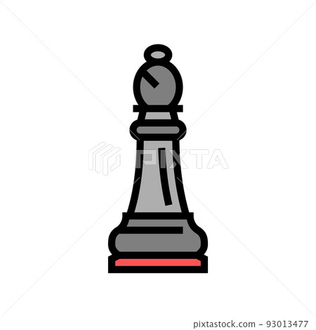 rook chess color icon vector illustration rook chess color icon vector illustration 93013477