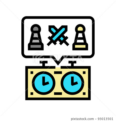 sport chess color icon vector illustration 93013501