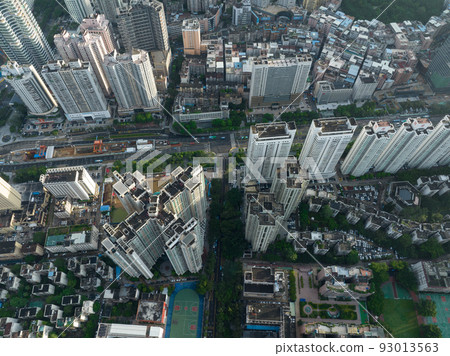 Aerial view of landscape in shenzhen city, China 93013563