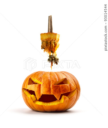 Halloween pumpkin isolated 93014544