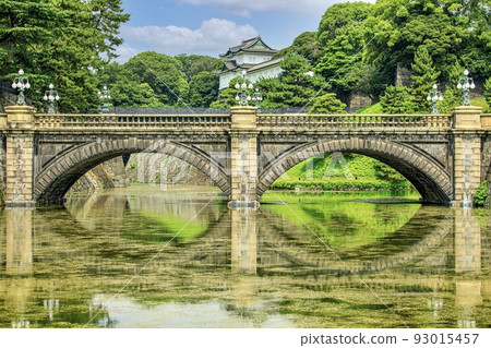 View of Fushimi Yagura from the Nijubashi Bridge of the Imperial Palace, Tokyo View of Fushimi Yagura from the Nijubashi Bridge of the Imperial Palace, Tokyo 93015457