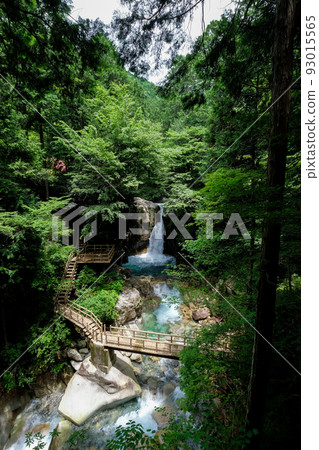 岐阜縣中津川市的龍神瀑布 岐阜縣中津川市的龍神瀑布 93015565