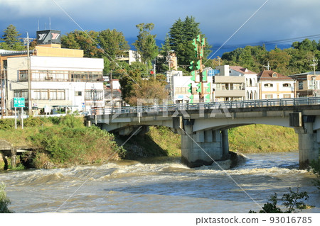 颱風過後的天龍河（長野縣伊那市） 93016785