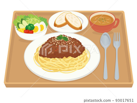Meal_pasta_meat sauce spaghetti_set 93017651