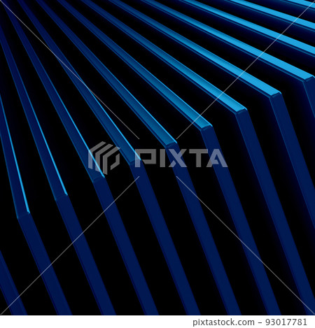 The abstract blue metal pattern background. 3D illustration. 93017781