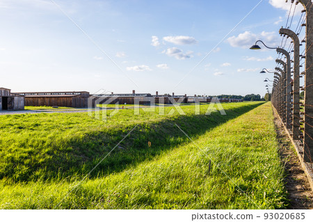 Auschwitz - Birkenau concentration camp. Holocaust memorial. Oswiecim, Poland, 17 July 2022 93020685