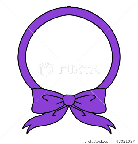 帶主線的紫絲帶標誌 93021057