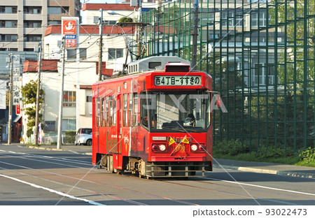 札幌市交通局 Seishu Gakuen-mae Yamabana 19-jo Sapporo Streetcar Type 8500 8502 93022473