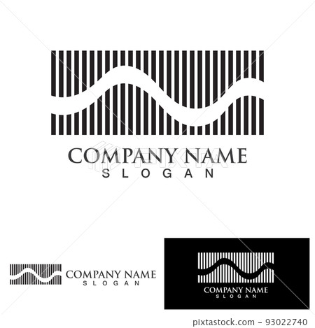 Equalizer Sound waves logo vector illustration design 93022740
