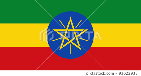 Ethiopia flag background illustration green yellow red blue disc gold pentagram Ethiopia flag background illustration green yellow red blue disc gold pentagram 93022935