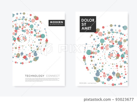 Circles design elements. Graphic simple shapes design for annual report, presentation, technologu road, manual. Vector frame with cover brochure templates 93023677