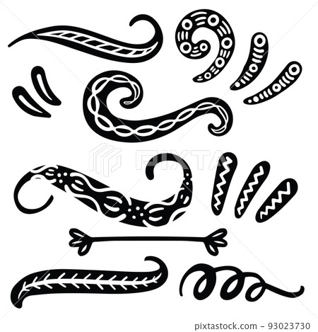 Tribal Squiggles Swirls and Swooshes Tribal Squiggles Swirls and Swooshes 93023730