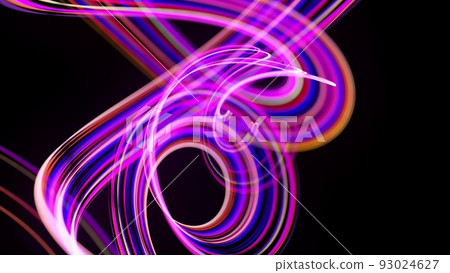 Motion graphics, sci-fi bg. Stream of multicolor neon lines form spiral shape, curls and pattern. Abstract background with light trails, Modern trendy motion design bg. Light flow bg. 3d render Motion graphics, sci-fi bg. Stream of multicolor neon lines form spiral shape, curls and pattern. Abstract background with light trails, Modern trendy motion design bg. Light flow bg. 3d render 93024627