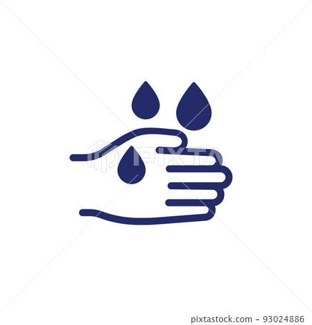 wash hands icon, hygiene and disinfection sign wash hands icon, hygiene and disinfection sign 93024886