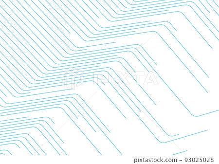 Blue cyan minimal lines abstract futuristic tech background 93025028