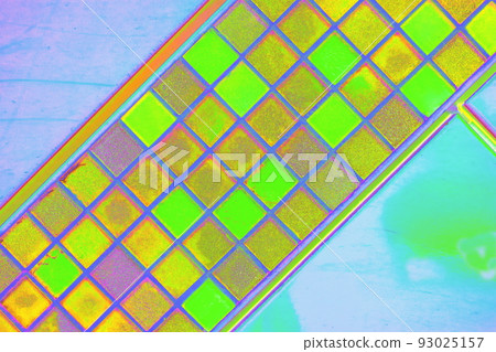 Close up detail of reflected glass facade with rectangular windows Close up detail of reflected glass facade with rectangular windows 93025157