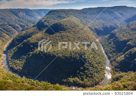 Valley of Horseshoe in rainforest Landscape, Gramado, southern Brazil 93025804