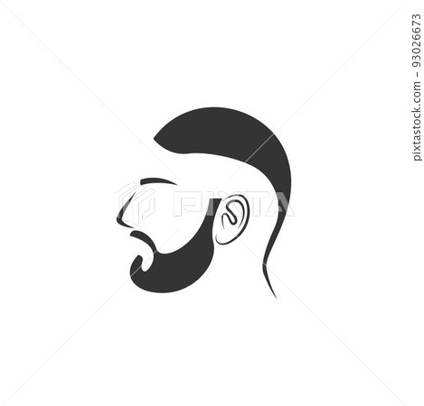 Men's hairstyle icon design illustration 93026673