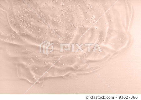 Skincare lotion face serum swatch. Gel smudge 93027360