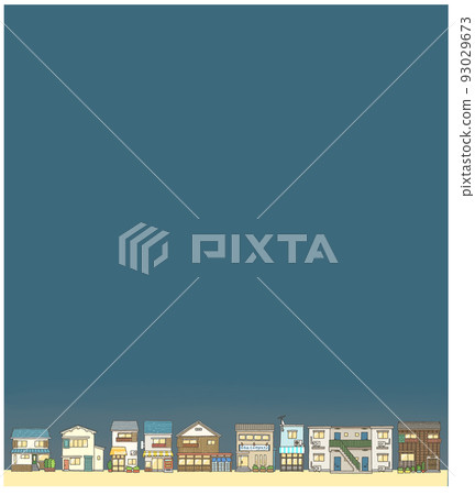 城市景觀夜景 93029673