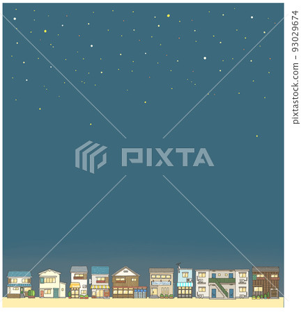 城市景觀，夜景，星空 93029674