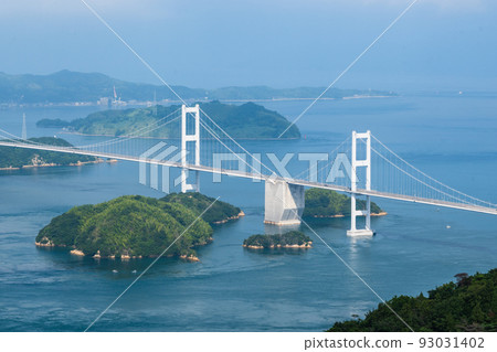 Kurushima-Kaikyo Bridge, which straddles the Seto Inland Sea Kurushima-Kaikyo Bridge, which straddles the Seto Inland Sea 93031402