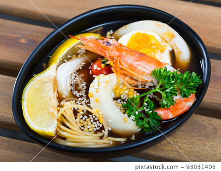 Spicy Pan-Asian soup Spicy Pan-Asian soup 93031405
