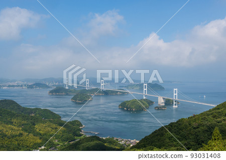 Kurushima-Kaikyo Bridge, which straddles the Seto Inland Sea Kurushima-Kaikyo Bridge, which straddles the Seto Inland Sea 93031408