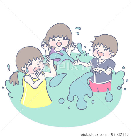 A girl who hates being splashed with water (private swimsuit ver) 93032162