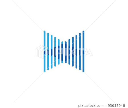 Sound wave illustration - Vector 93032946