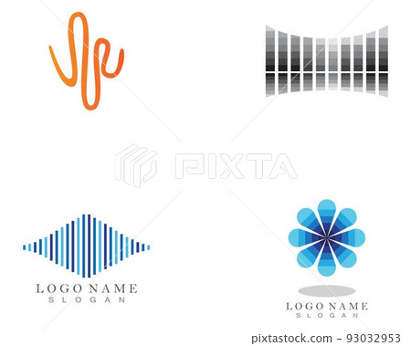 Sound wave illustration - Vector 93032953