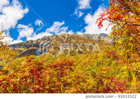 Tateyama Kurobe Alpine Route in Autumn Kurobedaira in Autumn Tateyama Kurobe Alpine Route in Autumn Kurobedaira in Autumn 93033322