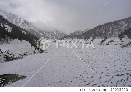 Kurobe Dam Snow April Kurobe Dam Snow April 93033360