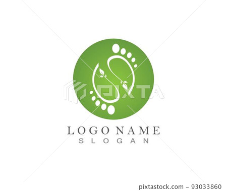 Reflexology foot icon vector illustration Reflexology foot icon vector illustration 93033860