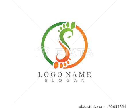 Reflexology foot icon vector illustration 93033864