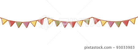 可愛的花環在秋天的顏色 可愛的花環在秋天的顏色 93033983