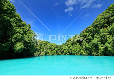 Milky way Rock Island Palau Milky way Rock Island Palau Milky way Rock Island Palau Milky way Rock Island Palau 93035136