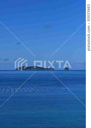 Eniya remote island seen from Amami Oshima 93035663