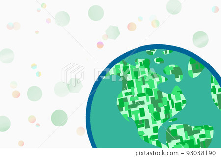 Earth-friendly hand-drawn illustration 93038190
