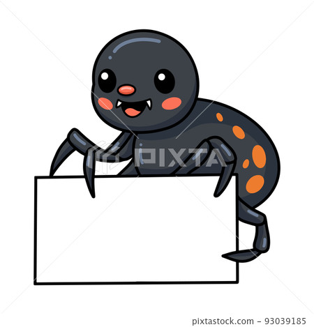 cartoon, spider, vector 93039185