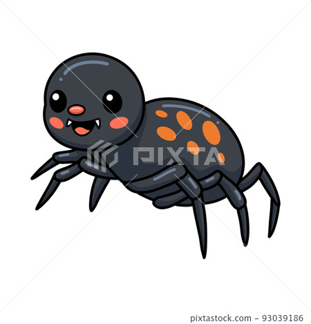 cartoon, spider, vector 93039186