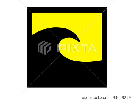 Tsunami warning High tide warning Graphic material 93039299