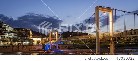 Prizren, Kosovo, May 12, 2022 - Zogu Bridge built in 1927 93039322