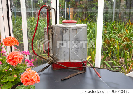 Vintage backpack chemical sprayer for farmers Vintage backpack chemical sprayer for farmers 93040432