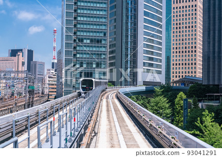 "Tokyo" Shiodome office district / urban landscape "Tokyo" Shiodome office district / urban landscape 93041291