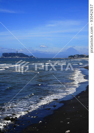 August Kamakura 1372 Mt. Fuji and Enoshima / Shichirigahama August Kamakura 1372 Mt. Fuji and Enoshima / Shichirigahama 93042637